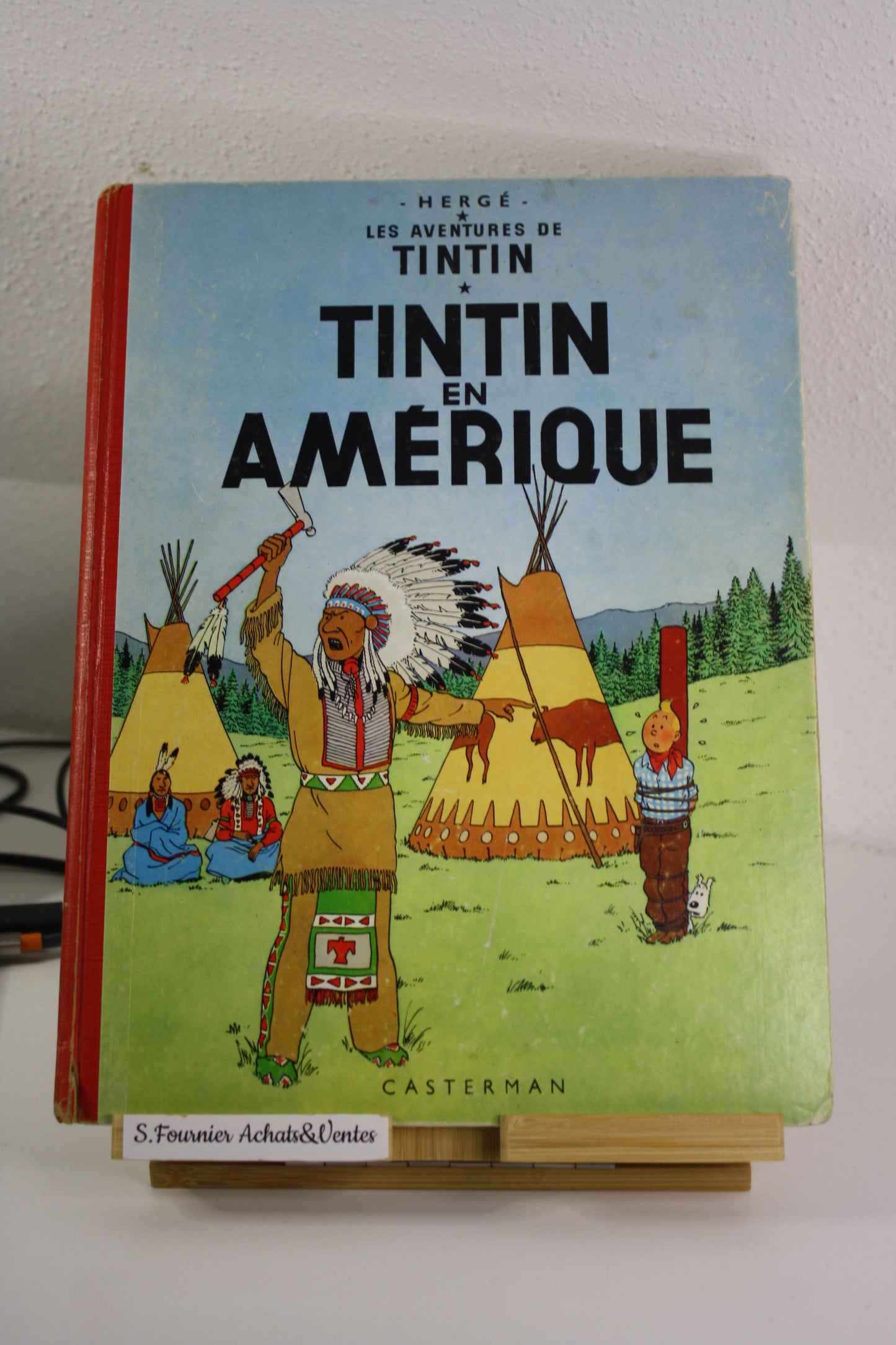 Tintin en Amérique – Tintin – Hergé – Casterman – Réédition – 1963 – B34