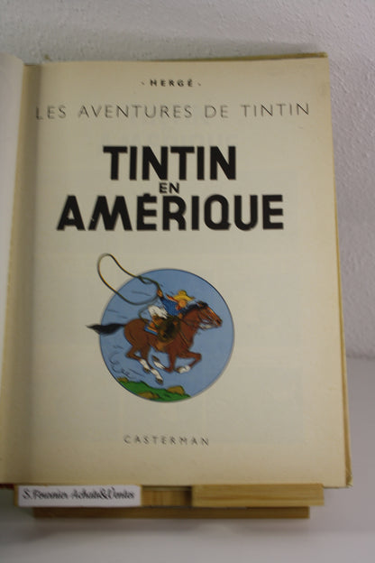 Tintin en Amérique – Tintin – Hergé – Casterman – Réédition – 1963 – B34