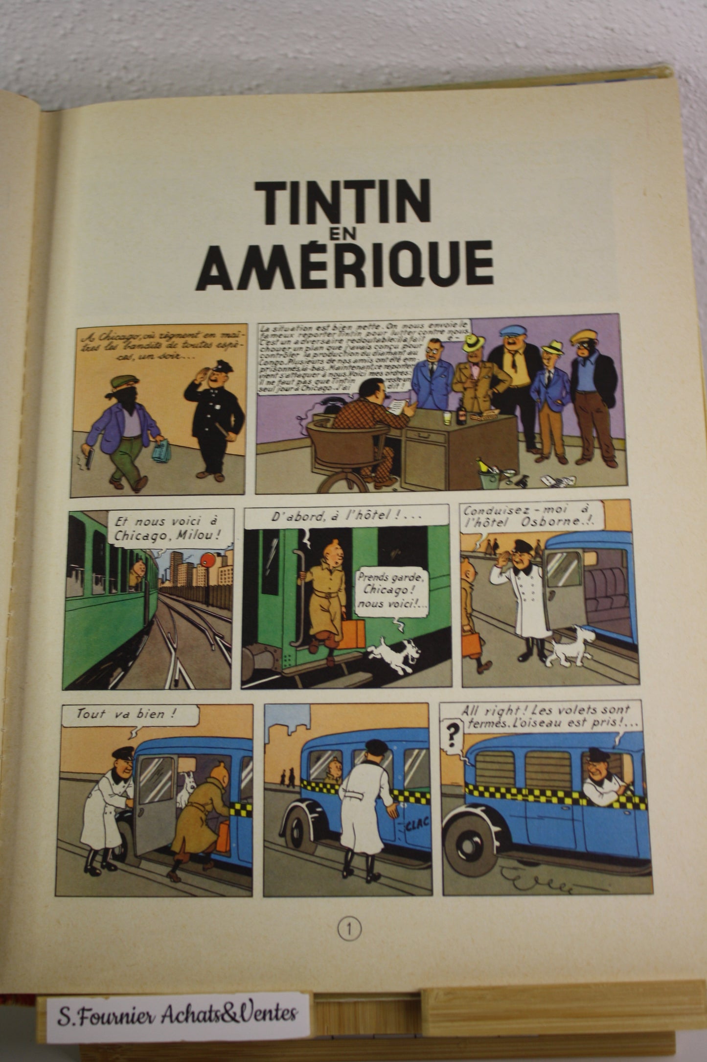 Tintin en Amérique – Tintin – Hergé – Casterman – Réédition – 1963 – B34