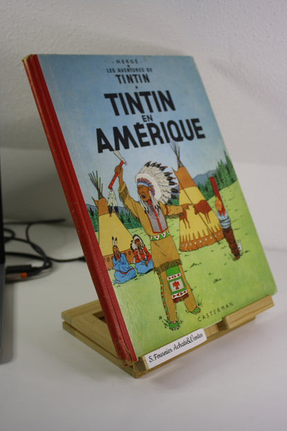 Tintin en Amérique – Tintin – Hergé – Casterman – Réédition – 1963 – B34