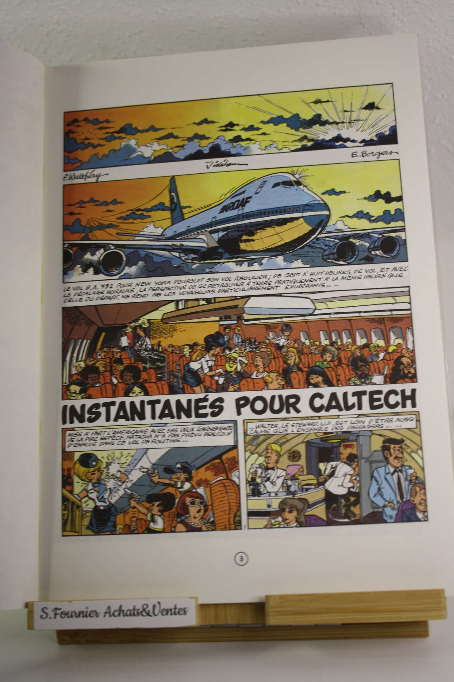 Instantanés pour Caltech – Natacha – Walthéry Jidéhem – Dupuis – EO – 1981