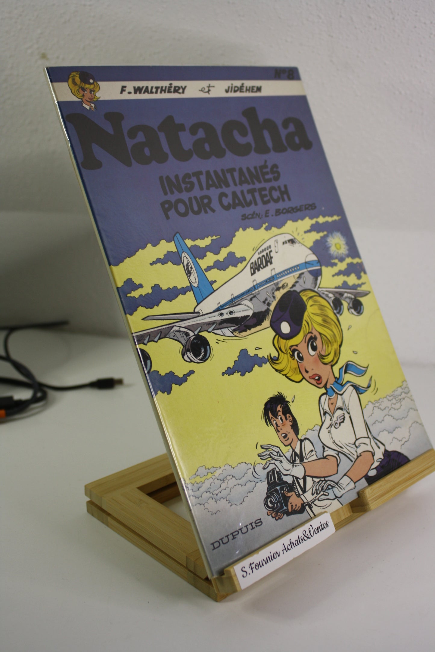 Instantanés pour Caltech – Natacha – Walthéry Jidéhem – Dupuis – EO – 1981
