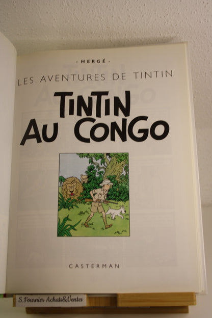 Tintin au Congo – Tintin – Hergé – Casterman – Réédition – 2000/2
