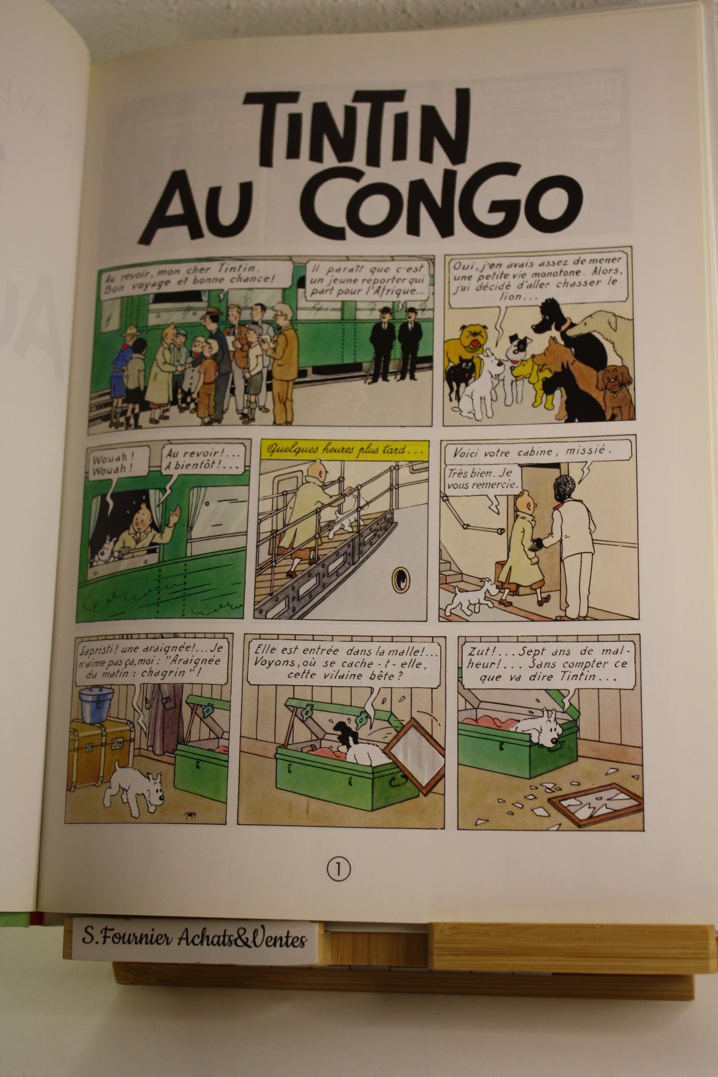 Tintin au Congo – Tintin – Hergé – Casterman – Réédition – 2000/2