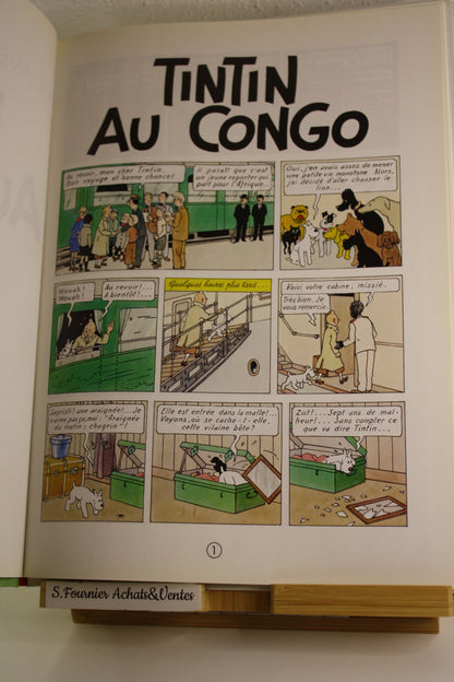 Tintin au Congo – Tintin – Hergé – Casterman – Réédition – 2000/2