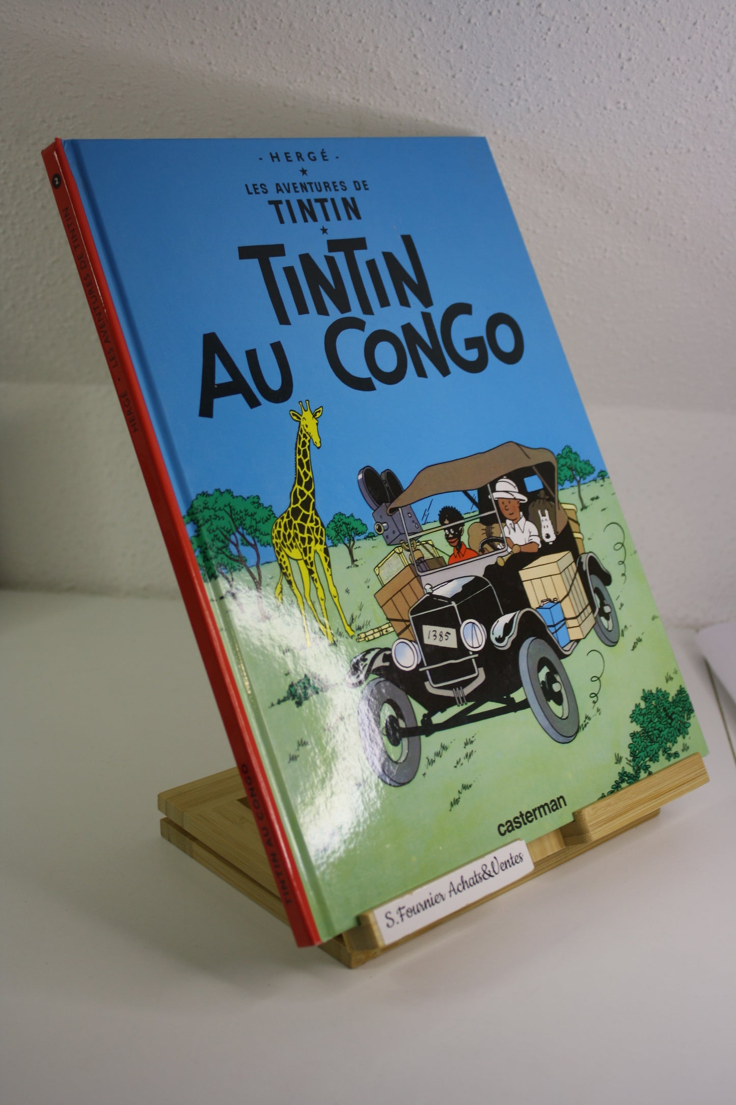 Tintin au Congo – Tintin – Hergé – Casterman – Réédition – 2000/2