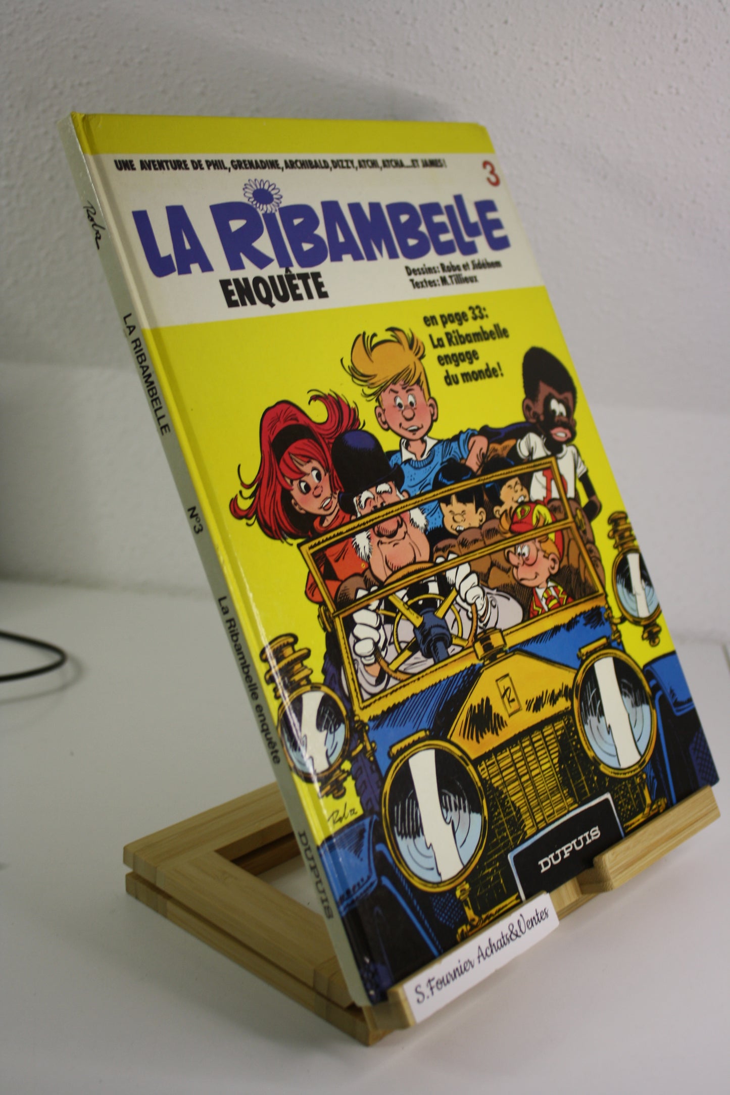 La ribambelle enquête – La ribambelle – Roba Jidéhem Tillieux – Dupuis – Réédition – 1984