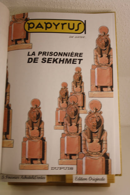 La prisonnière de Sekhmet – Papyrus – Gieter – Dupuis - EO – 1999