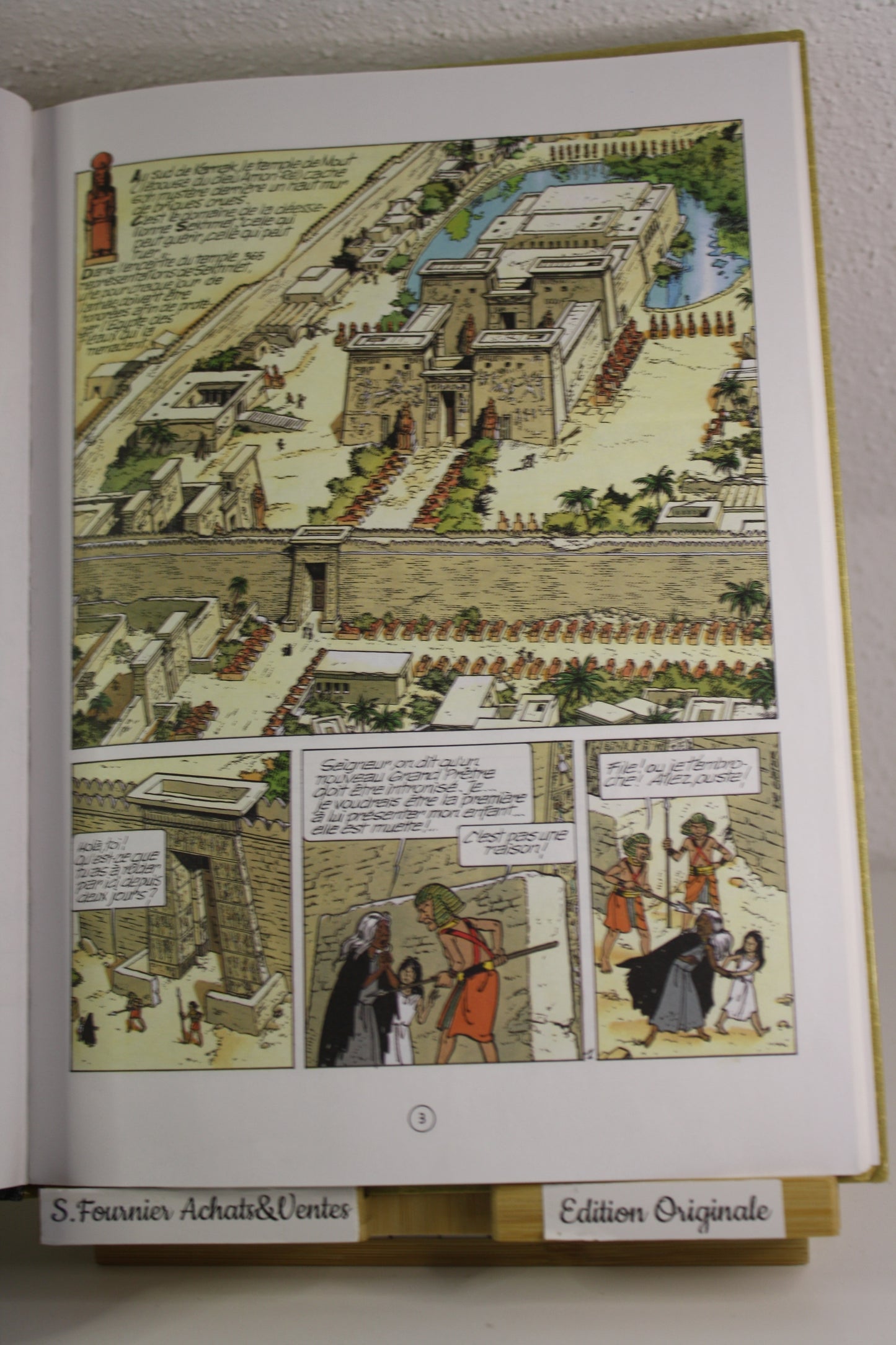 La prisonnière de Sekhmet – Papyrus – Gieter – Dupuis - EO – 1999