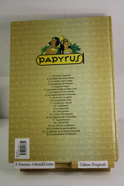 La prisonnière de Sekhmet – Papyrus – Gieter – Dupuis - EO – 1999