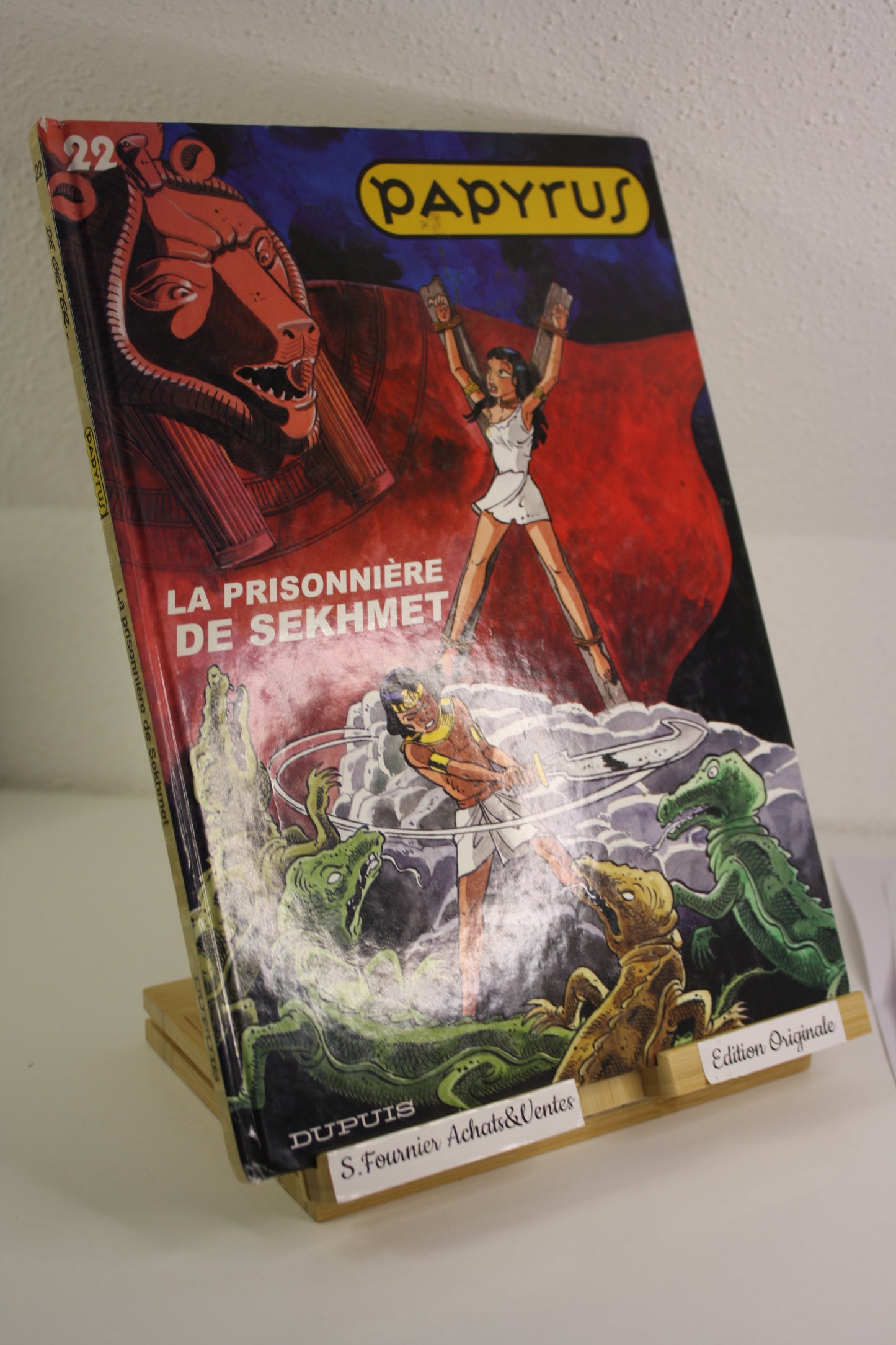 La prisonnière de Sekhmet – Papyrus – Gieter – Dupuis - EO – 1999