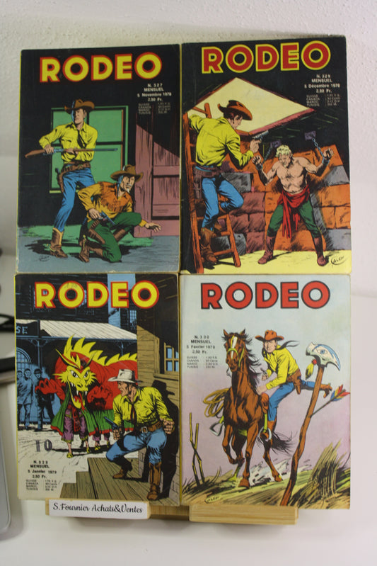 Rodéo du n°327 au n°330 – Rodéo – Collectif – LUG – Périodique – 1978/79