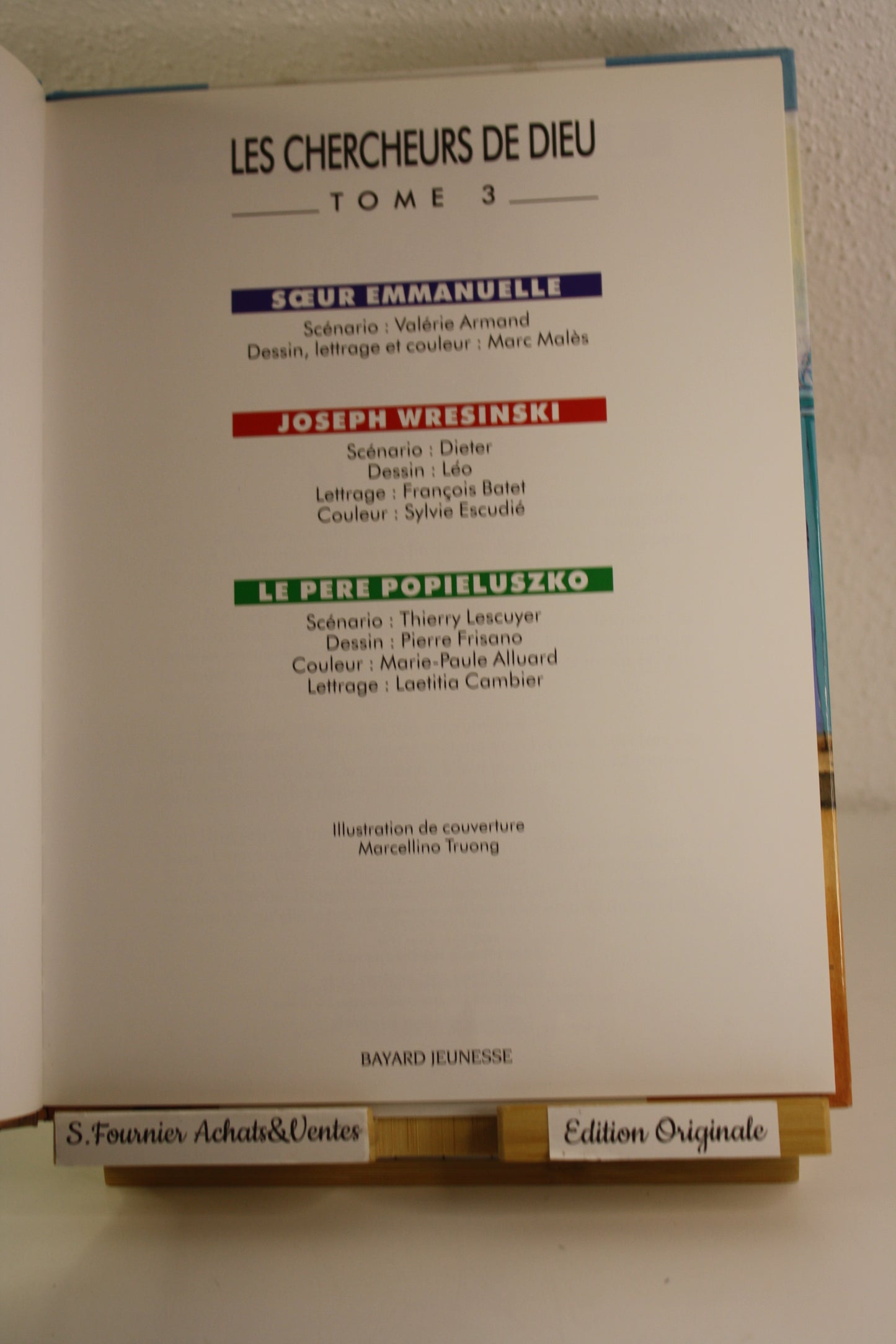 Tome 3 – Les chercheur de dieux – Collectif – Bayard Jeunesse - Réédition – 2006