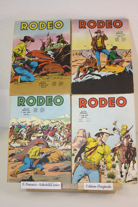 Rodéo du n°331 au n°334 – Rodéo – Collectif – LUG – Périodique – 1979