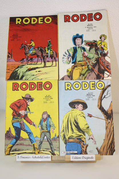 Rodéo du n°339 au n°342 – Rodéo – Collectif – LUG – Périodique – 1979/80
