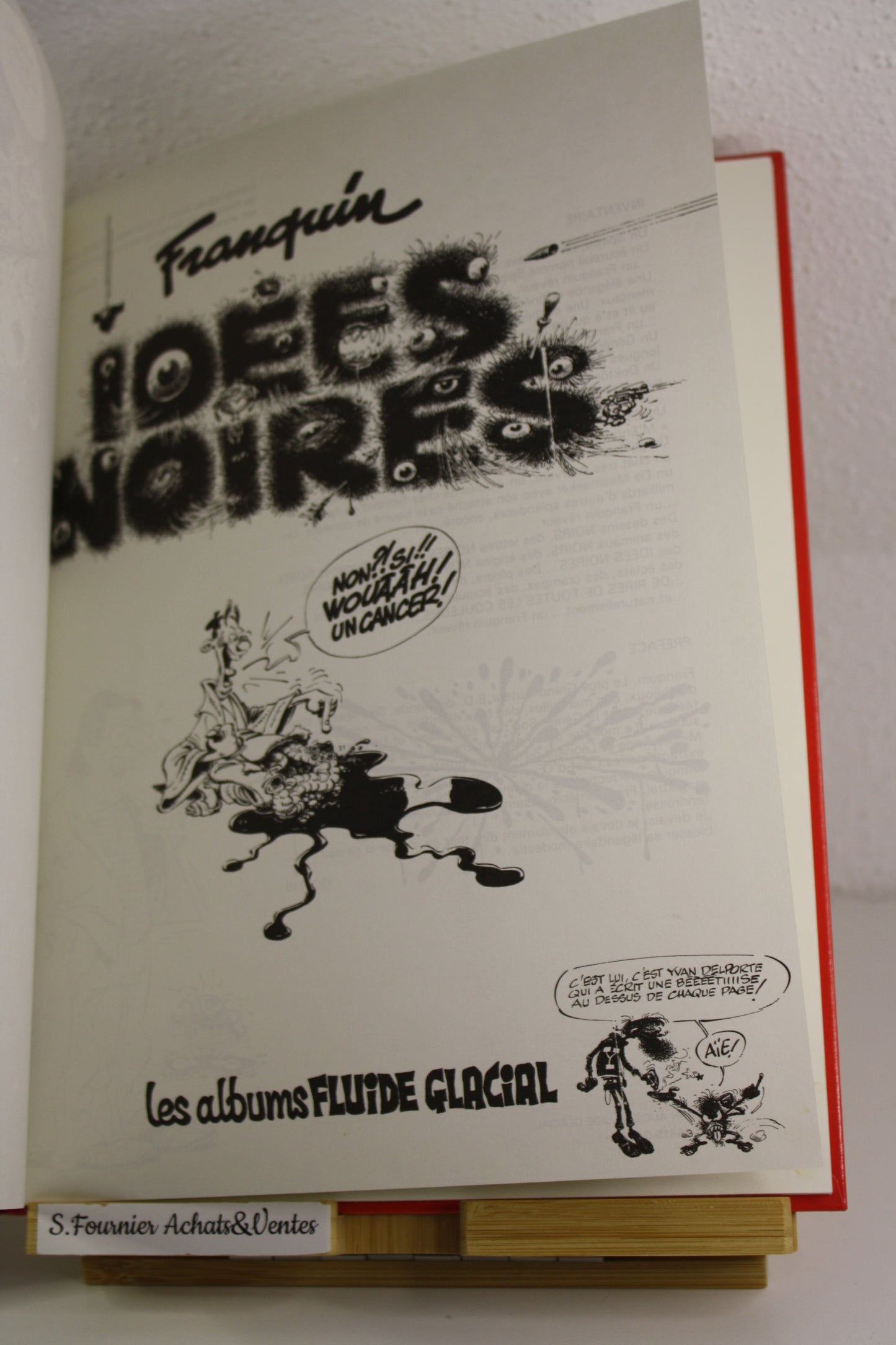 Tome 1 – Idées Noires – Franquin – Fluide Glacial – Réédition – 1991