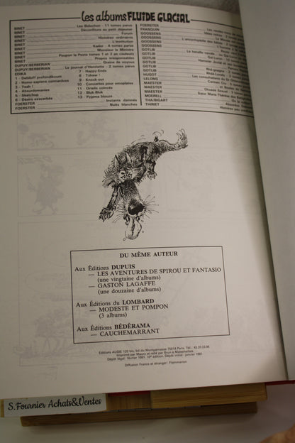 Tome 1 – Idées Noires – Franquin – Fluide Glacial – Réédition – 1991