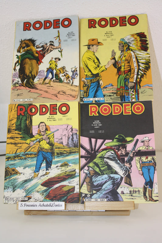 Rodéo du n°355 au n°358 – Rodéo – Collectif – LUG – Périodique – 1981