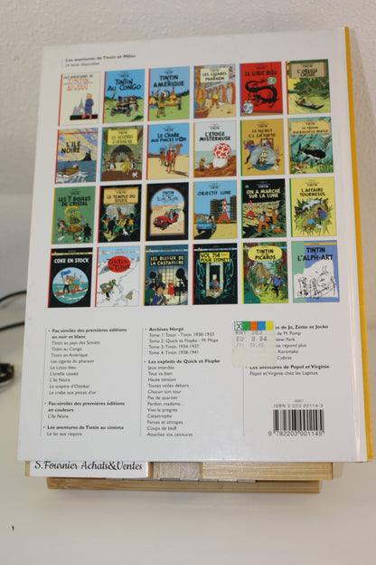 Au pays de l’Or Noir – Tintin – Hergé – Casterman - Réédition - 2000