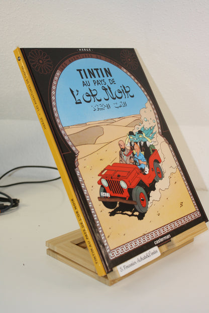 Au pays de l’Or Noir – Tintin – Hergé – Casterman - Réédition - 2000