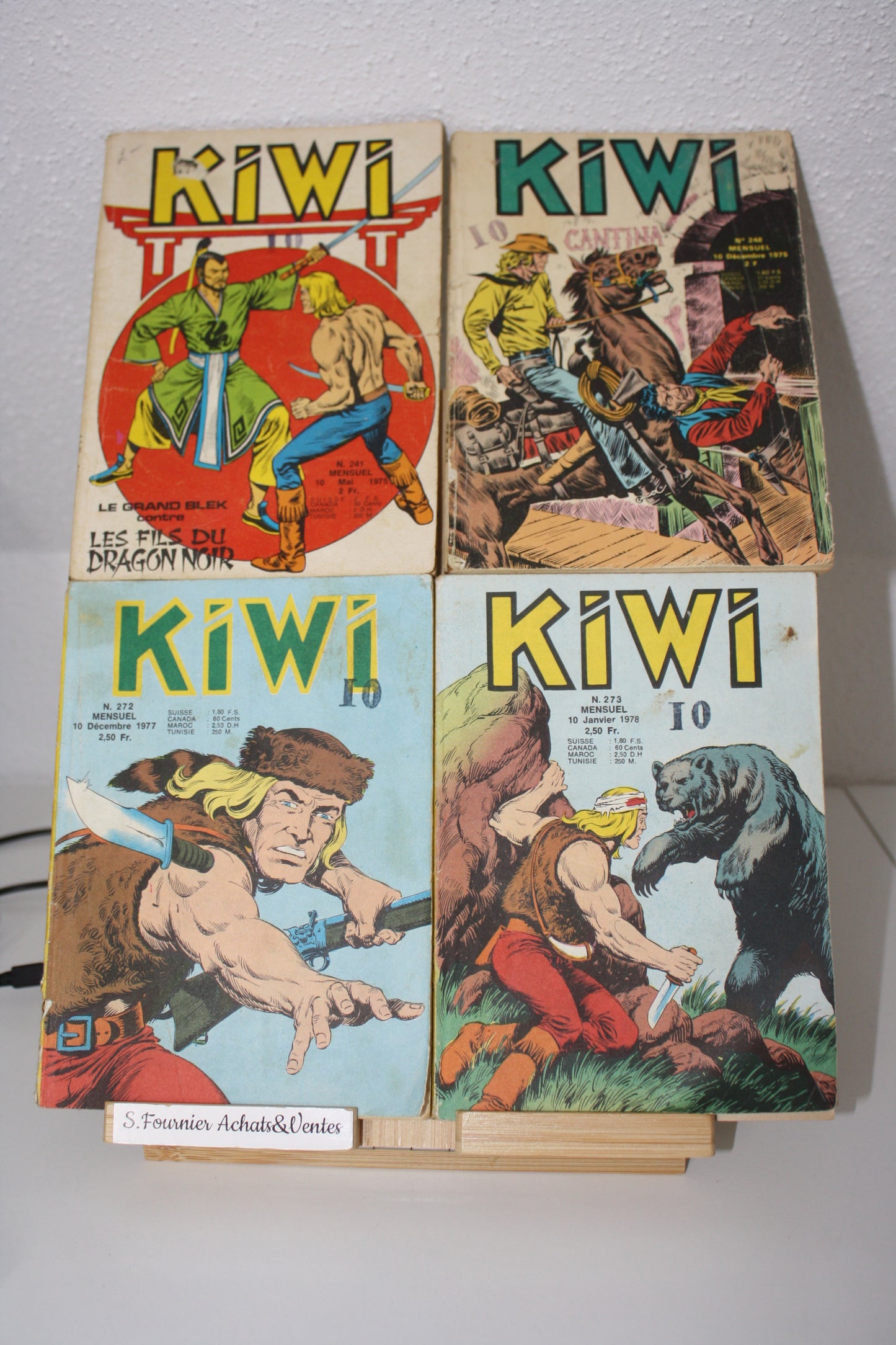 Kiwi n°241, 248, 272 et 273 – Kiwi – Collectif – LUG – Périodique – 1975/77/78