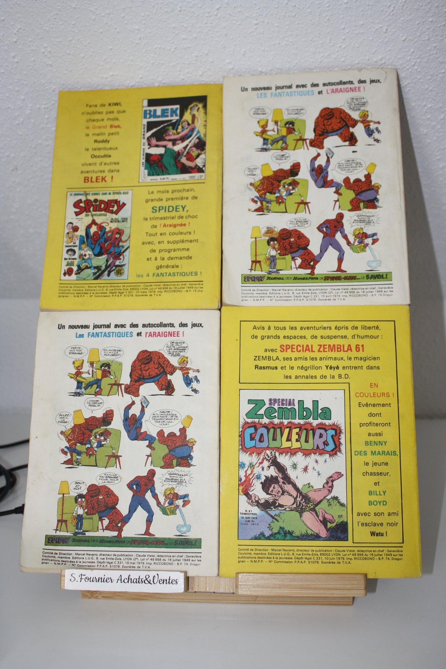 Kiwi du n°287 au n° 290 – Kiwi – Collectif – LUG – Périodique – 1979