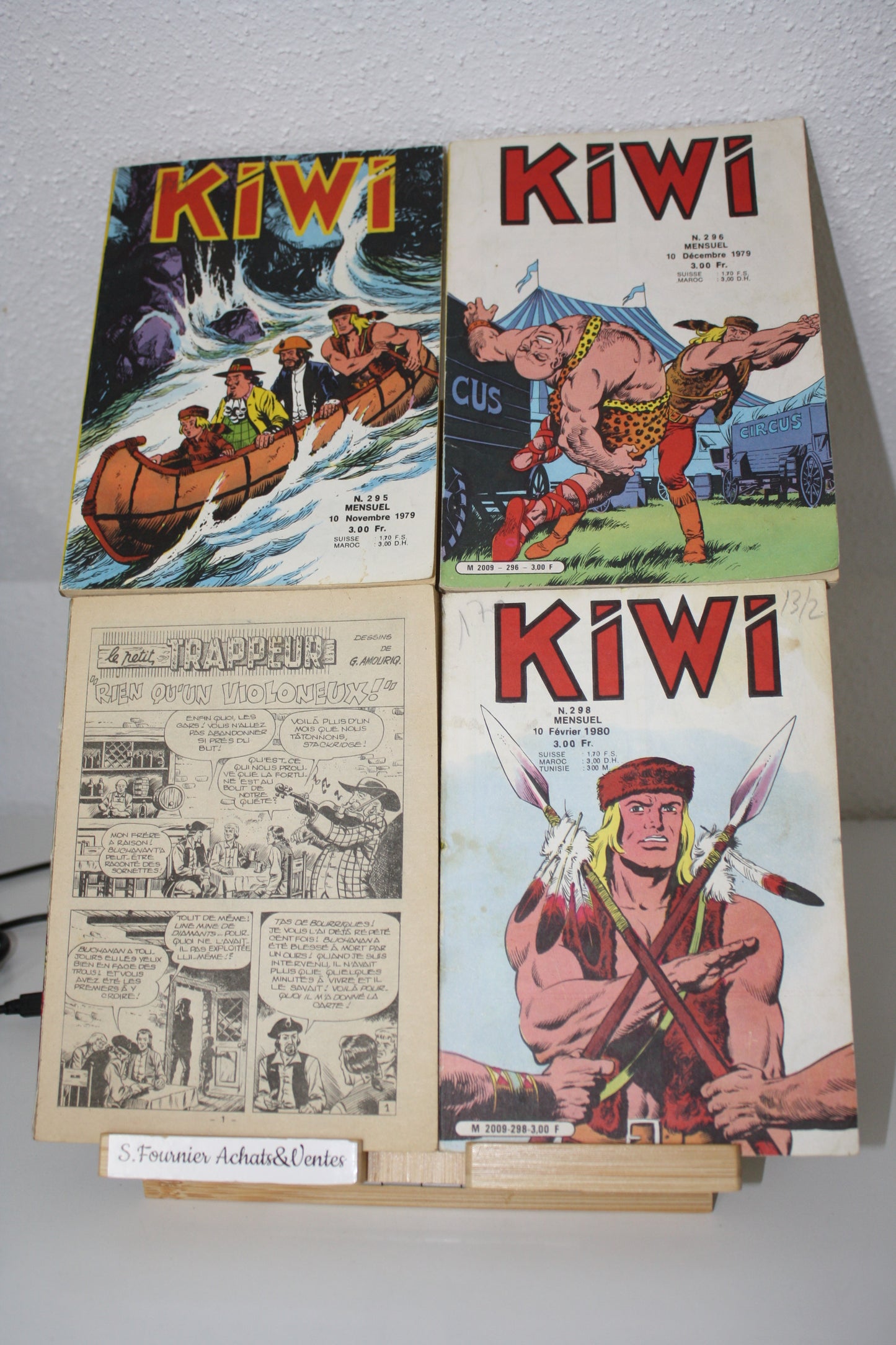Kiwi du n°295 au n° 298 – Kiwi – Collectif – LUG – Périodique – 1979/80