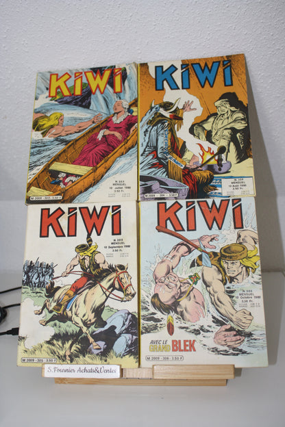 Kiwi du n°303 au n°306 – Kiwi – Collectif – LUG – Périodique – 1980