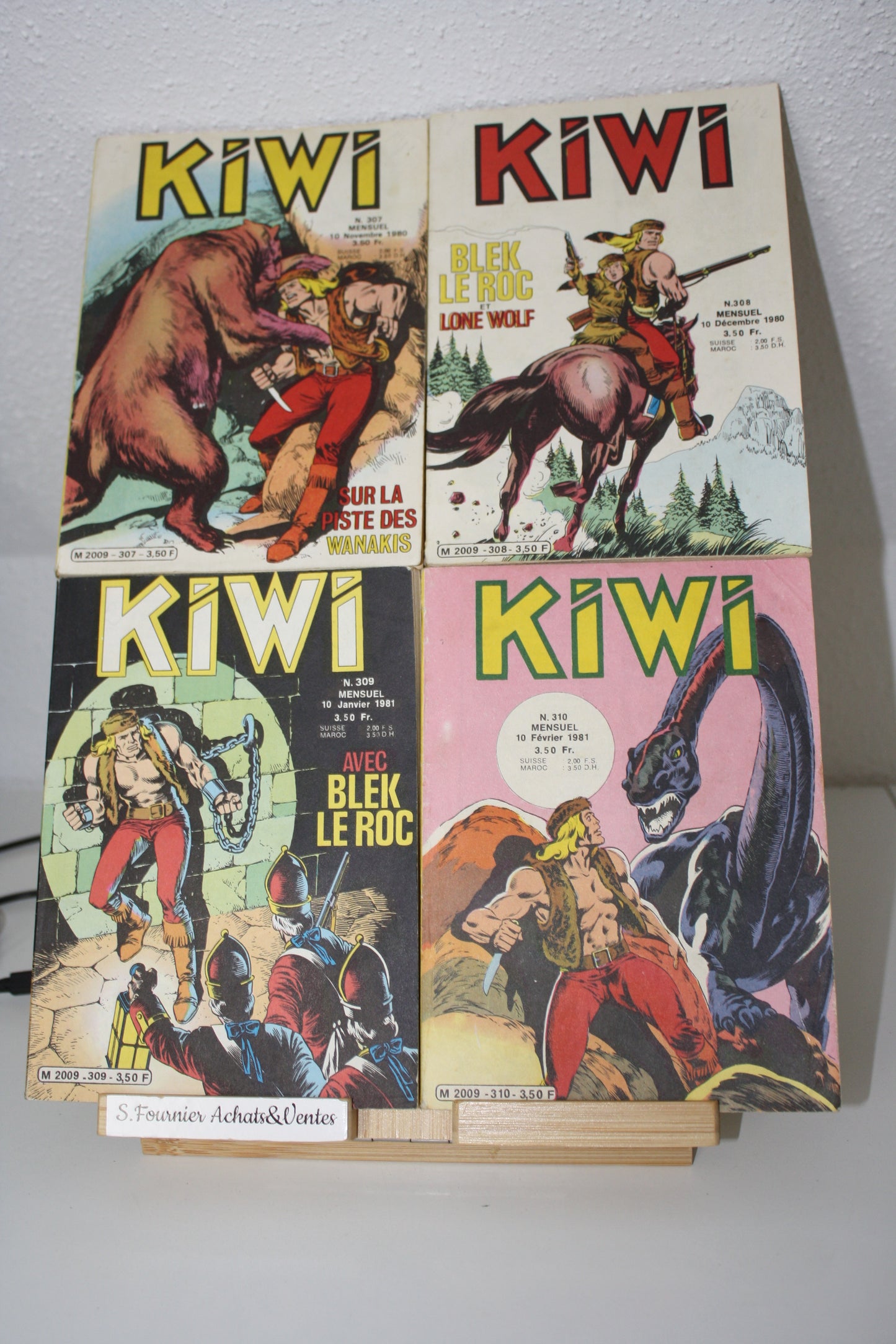 Kiwi du n°307 au n°310 – Kiwi – Collectif – LUG – Périodique – 1980/1