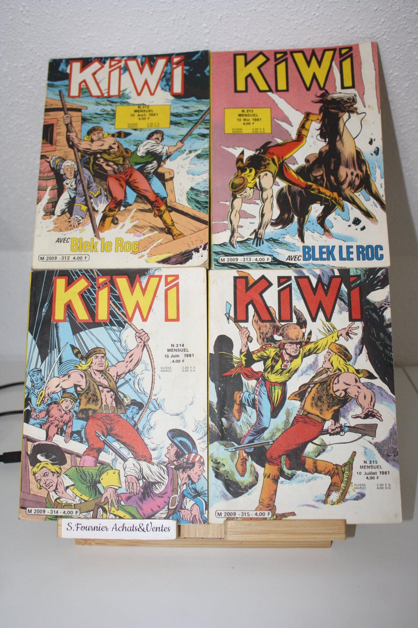 Kiwi du n°312 au n°315 – Kiwi – Collectif – LUG – Périodique – 1981