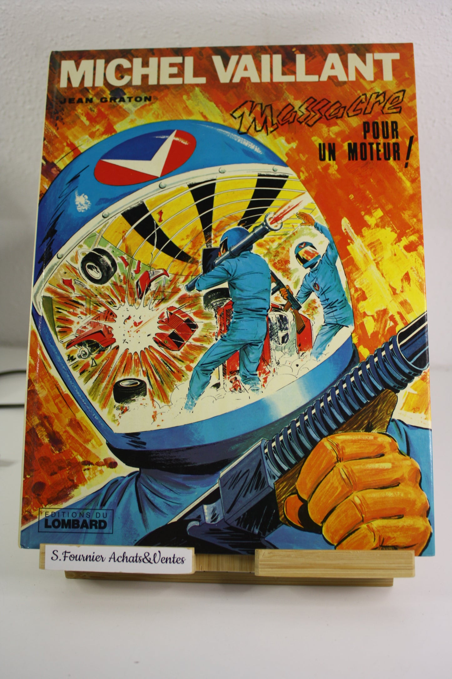 Massacre pour un moteur – Michel Vaillant – Graton – Lombard – Réédition - 1983