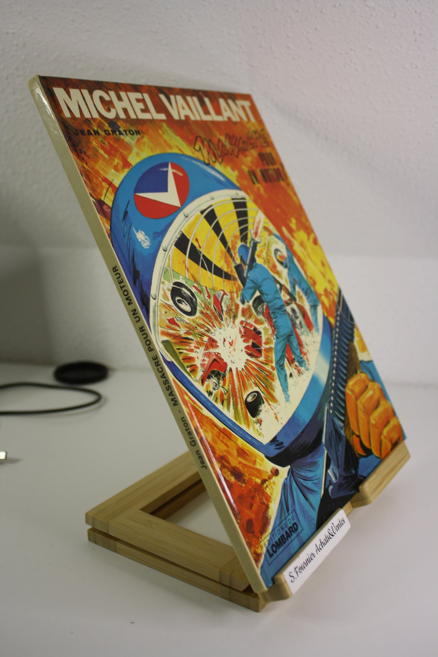 Massacre pour un moteur – Michel Vaillant – Graton – Lombard – Réédition - 1983