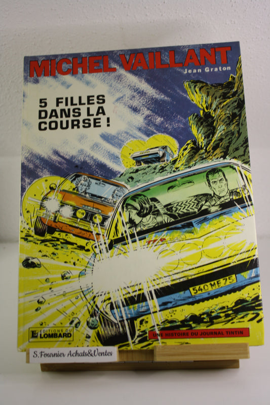5 filles dans la course – Michel Vaillant – Graton – Lombard – Réédition - 1978