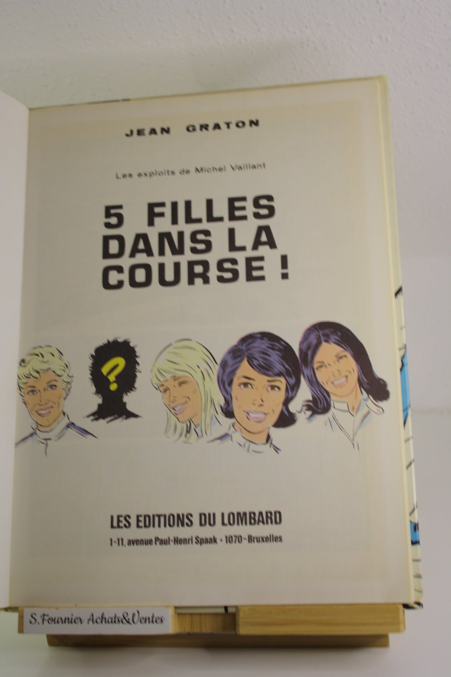 5 filles dans la course – Michel Vaillant – Graton – Lombard – Réédition - 1978