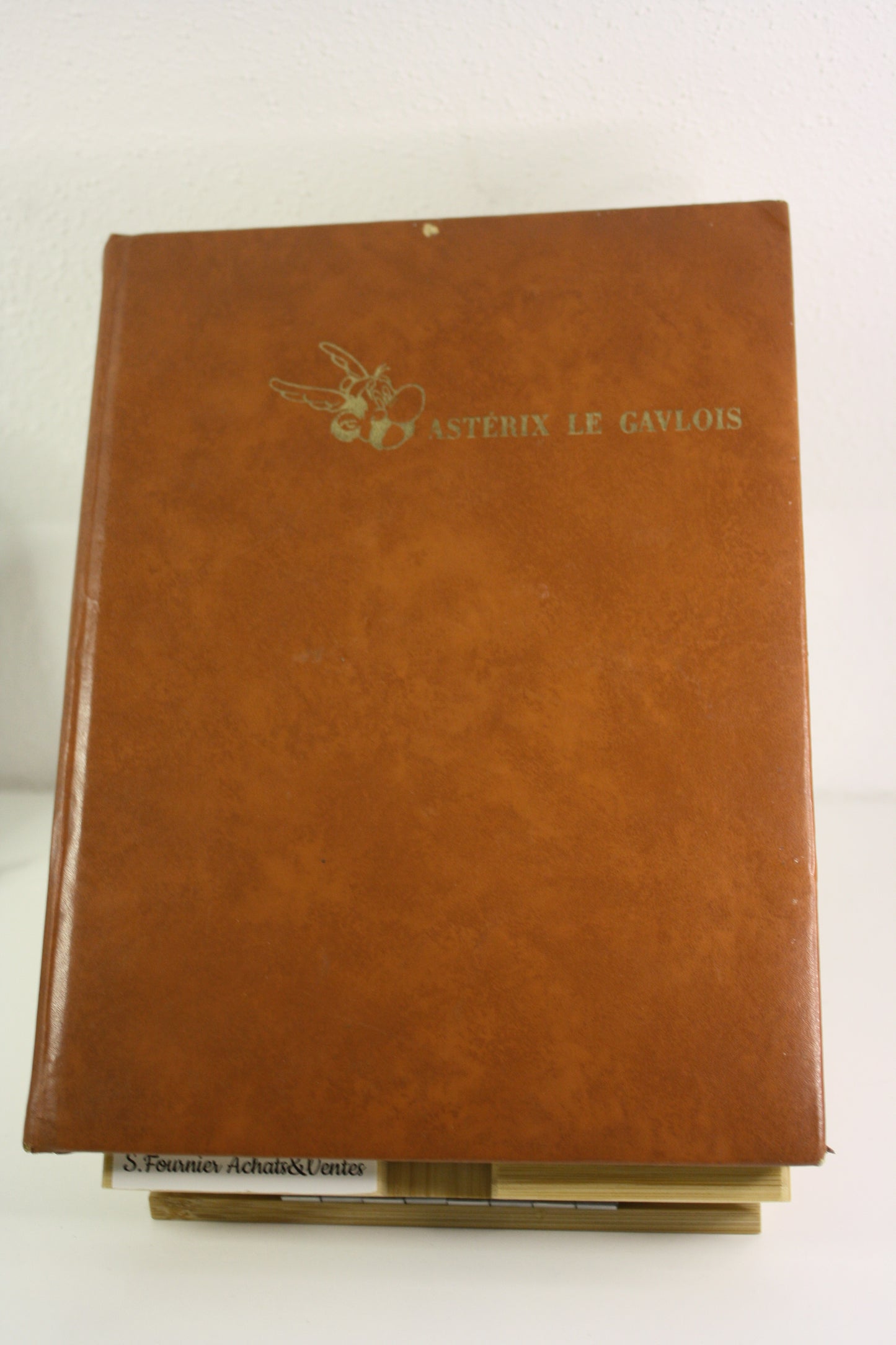 Intégral de Luxe tome 1 à 3 couverture en cuir – Astérix – Goscinny Uderzo – Dargaud – EO - 1967