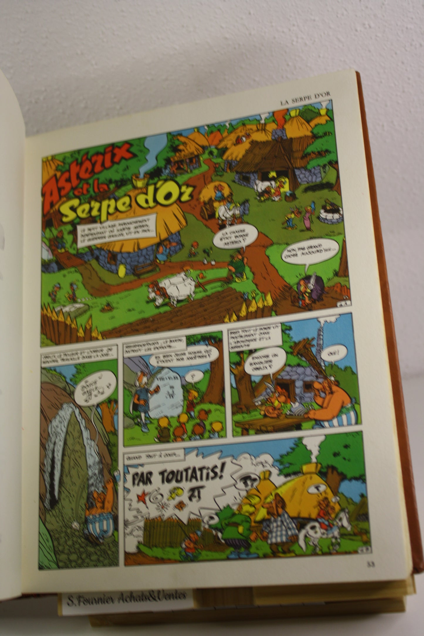 Intégral de Luxe tome 1 à 3 couverture en cuir – Astérix – Goscinny Uderzo – Dargaud – EO - 1967