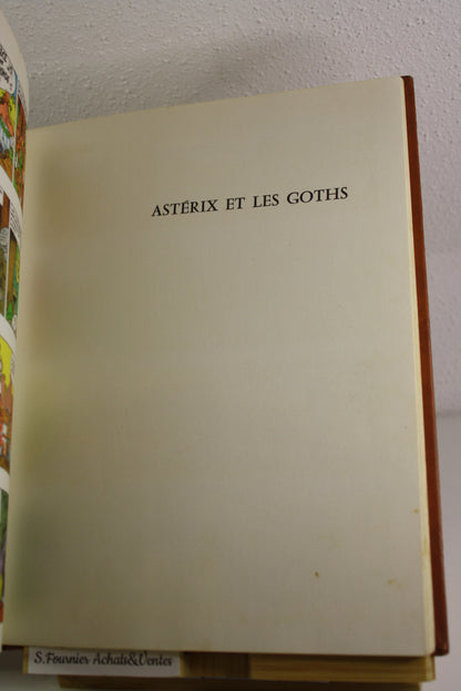 Intégral de Luxe tome 1 à 3 couverture en cuir – Astérix – Goscinny Uderzo – Dargaud – EO - 1967