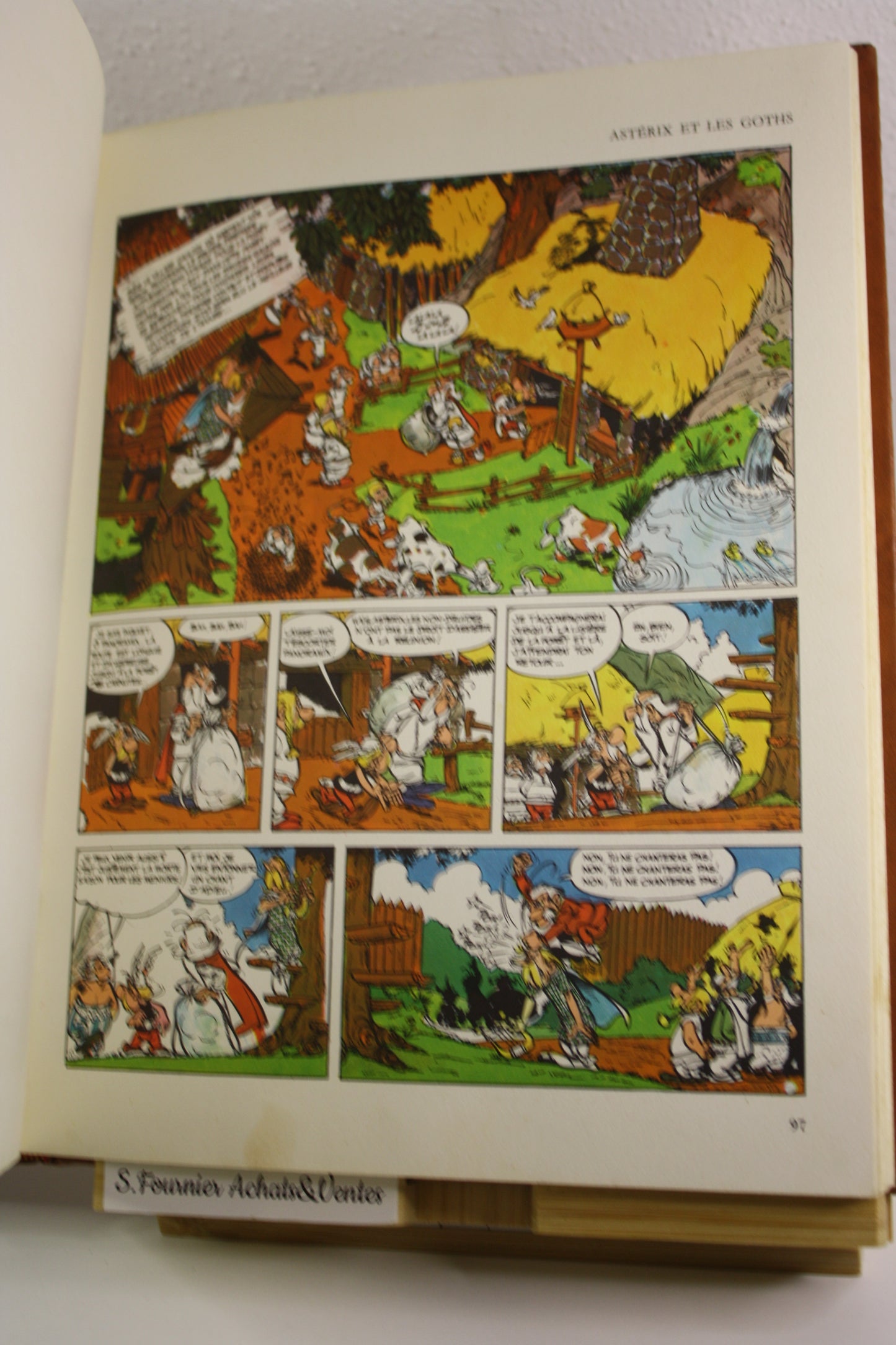 Intégral de Luxe tome 1 à 3 couverture en cuir – Astérix – Goscinny Uderzo – Dargaud – EO - 1967