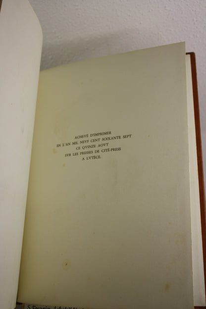 Intégral de Luxe tome 1 à 3 couverture en cuir – Astérix – Goscinny Uderzo – Dargaud – EO - 1967