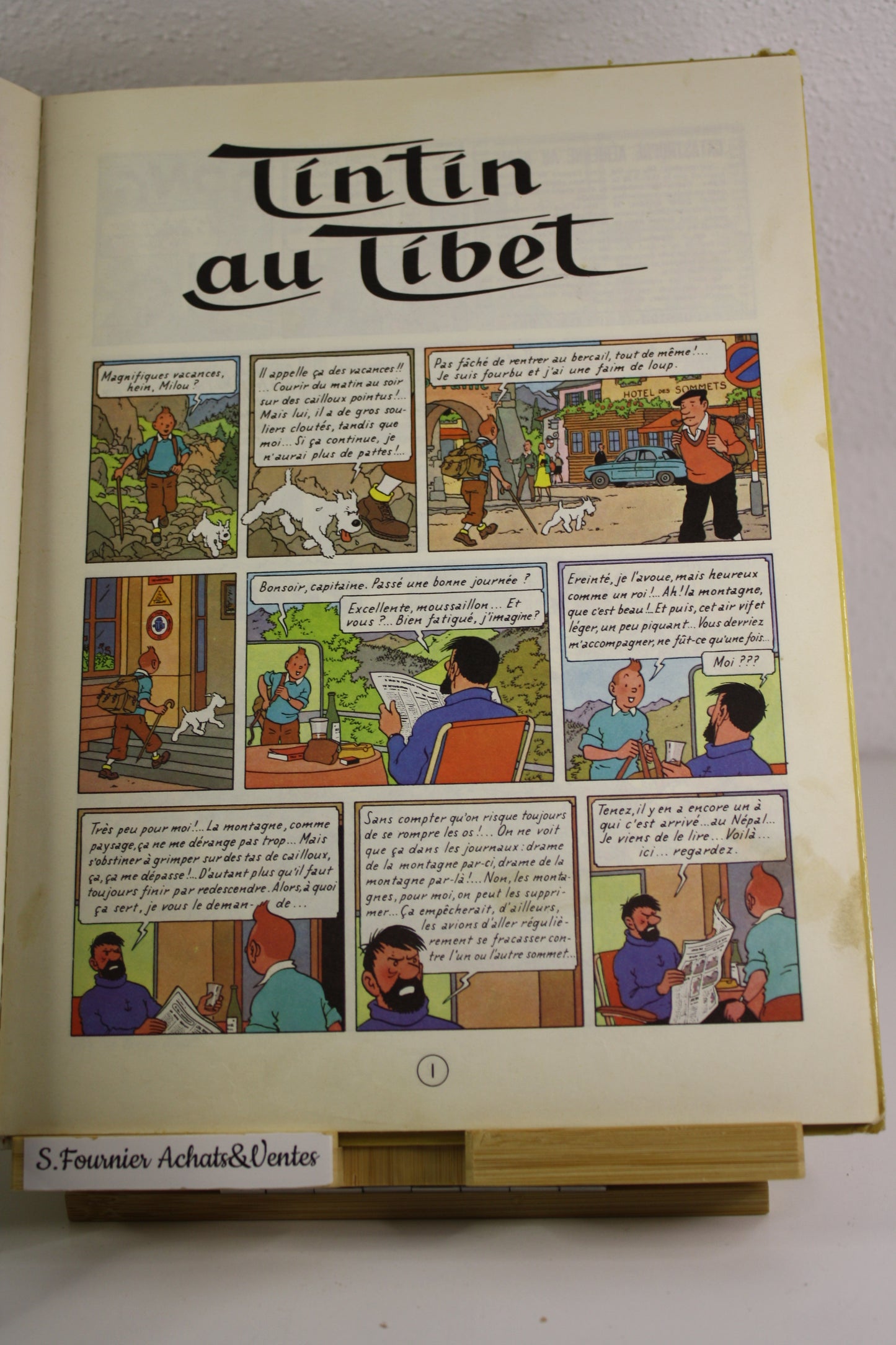 Tintin au tibet – Tintin – Hergé – Casteman – Réédition - 1971