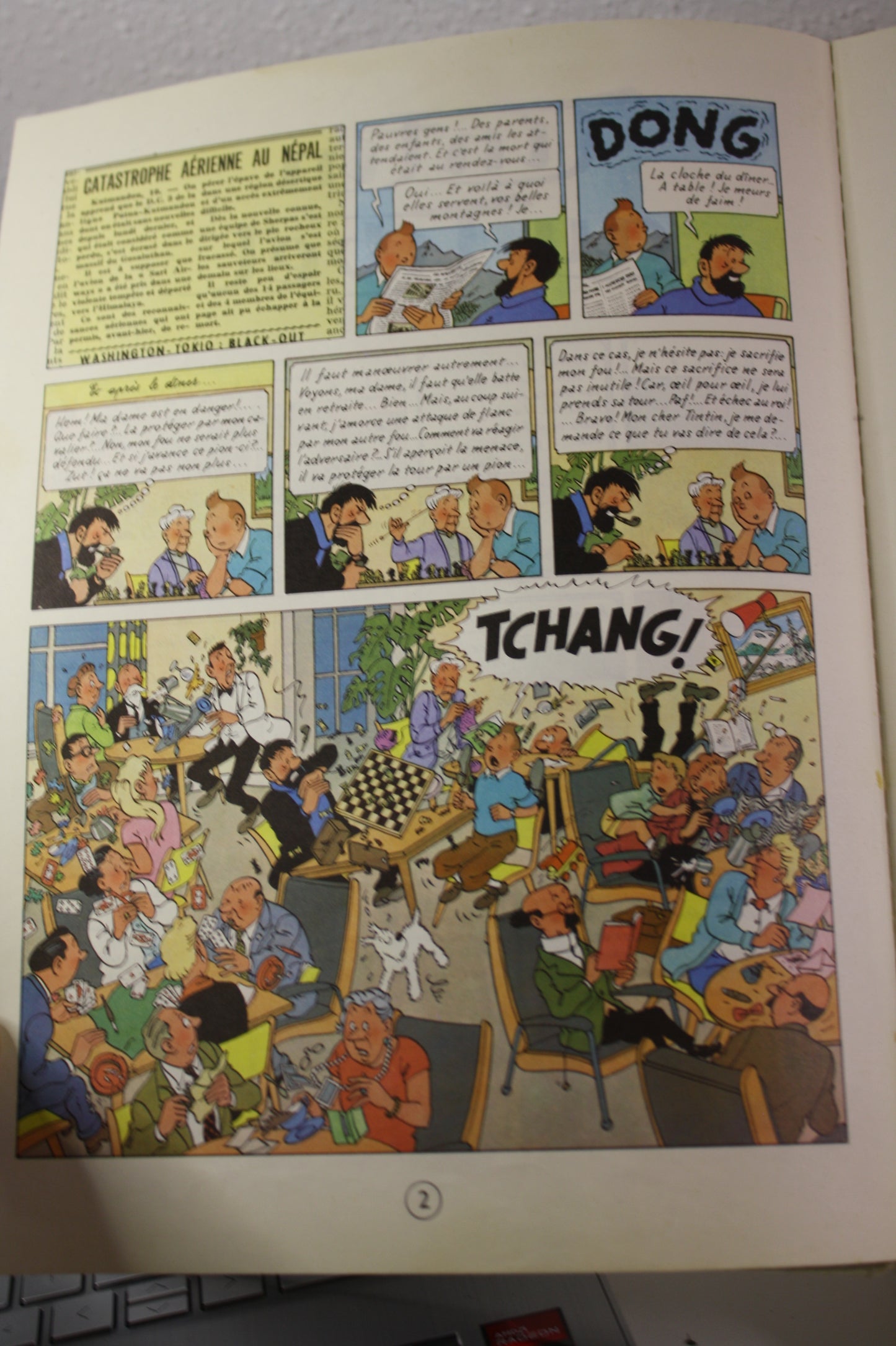 Tintin au tibet – Tintin – Hergé – Casteman – Réédition - 1971