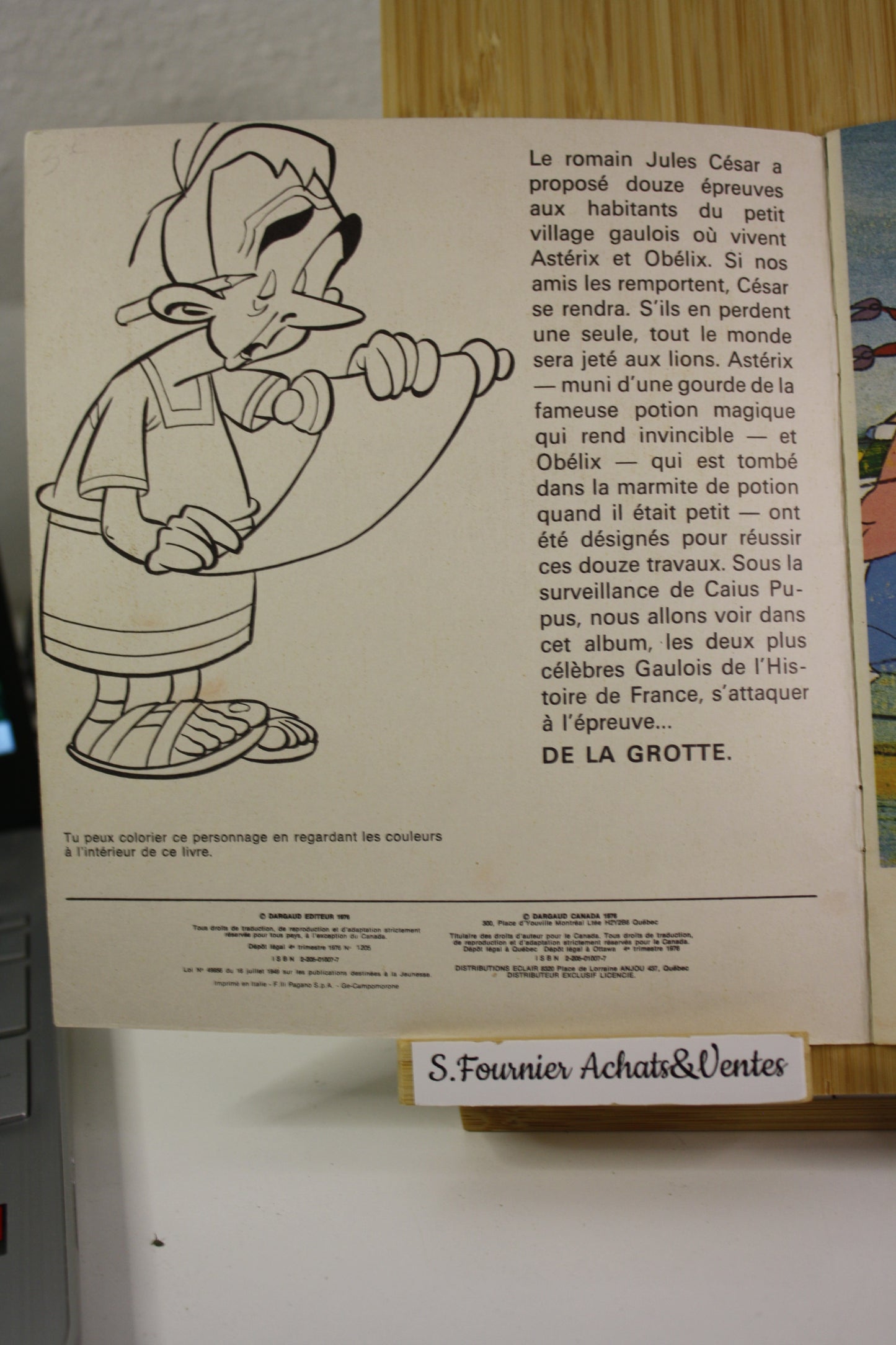7 La grotte – Astérix – Goscinny Uderzo – Dargaud – EO - 1976