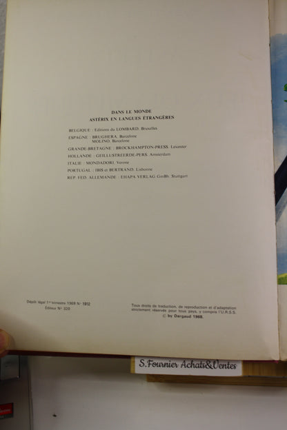 Astérix aux jeux Olympiques – Astérix – Goscinny Uderzo – Dargaud – Réédition - 1969