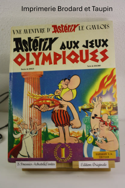 Astérix aux jeux Olympiques Brodard et Taupin– Astérix – Goscinny Uderzo – Dargaud S.A. Editeur – EO - 1968