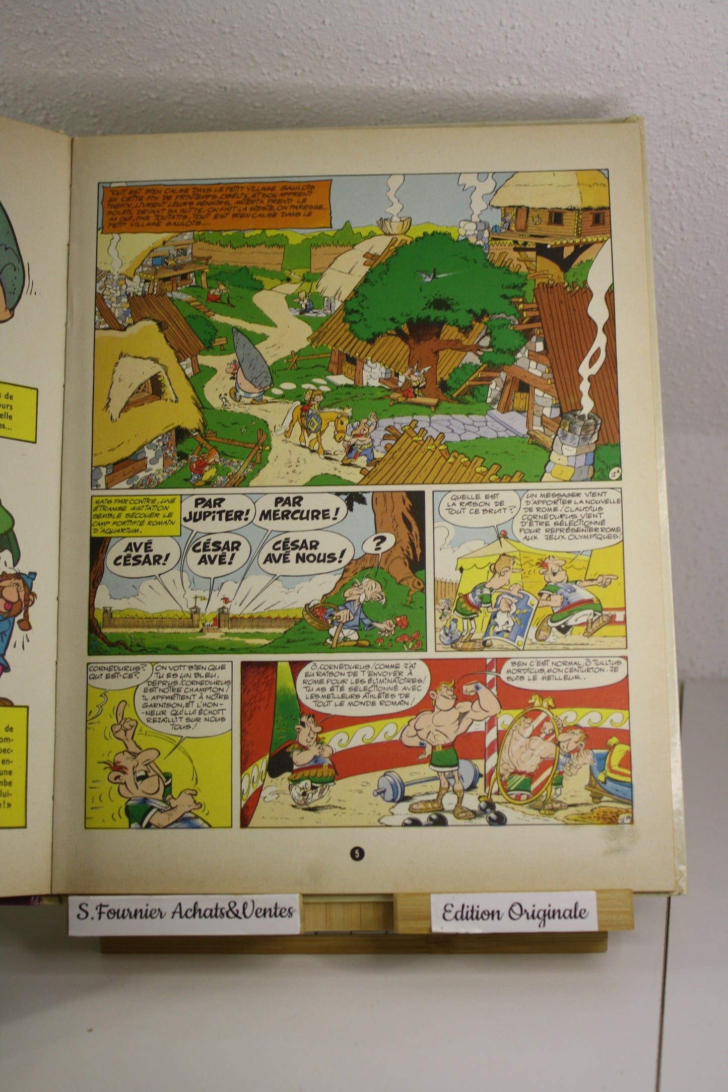 Astérix aux jeux Olympiques Brodard et Taupin– Astérix – Goscinny Uderzo – Dargaud S.A. Editeur – EO - 1968