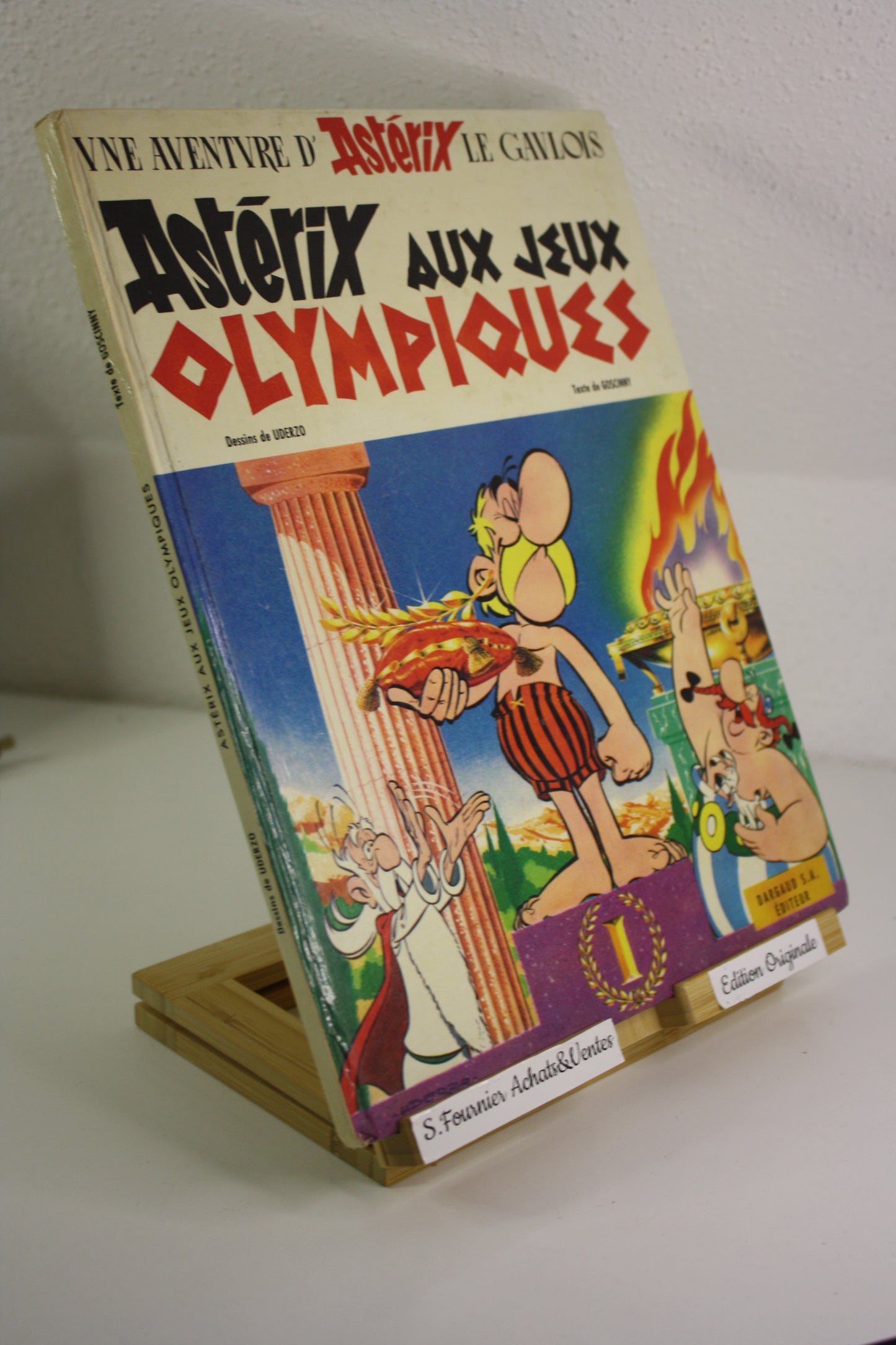 Astérix aux jeux Olympiques Brodard et Taupin– Astérix – Goscinny Uderzo – Dargaud S.A. Editeur – EO - 1968