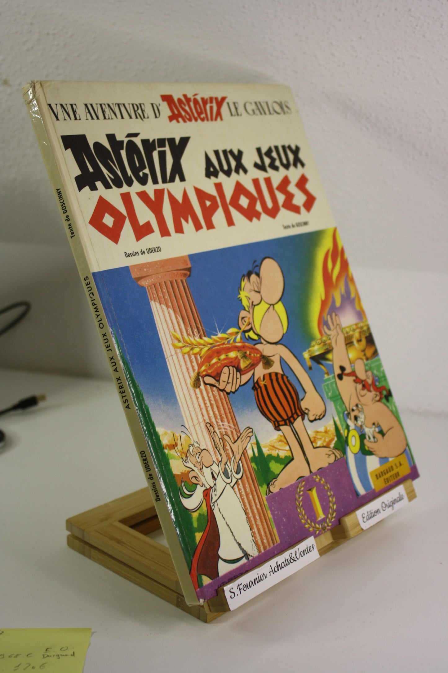 Astérix aux jeux Olympiques (Henon Paris) – Astérix – Goscinny Uderzo – Dargaud S.A. Editeur – EO - 1968