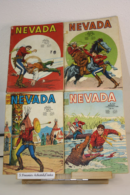 Nevada du n°371 au 374 – Nevada –Essegesse – LUG – Périodique – 1978