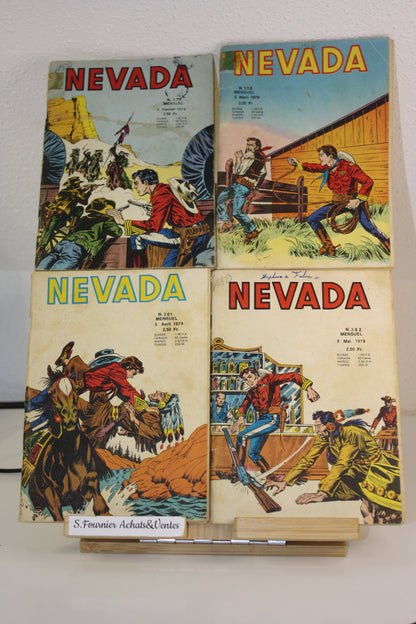 Nevada du n°379 au 382 – Nevada –Essegesse – LUG – Périodique – 1979