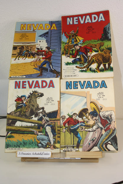 Nevada du n°391 au 394 – Nevada –Essegesse – LUG – Périodique – 1980